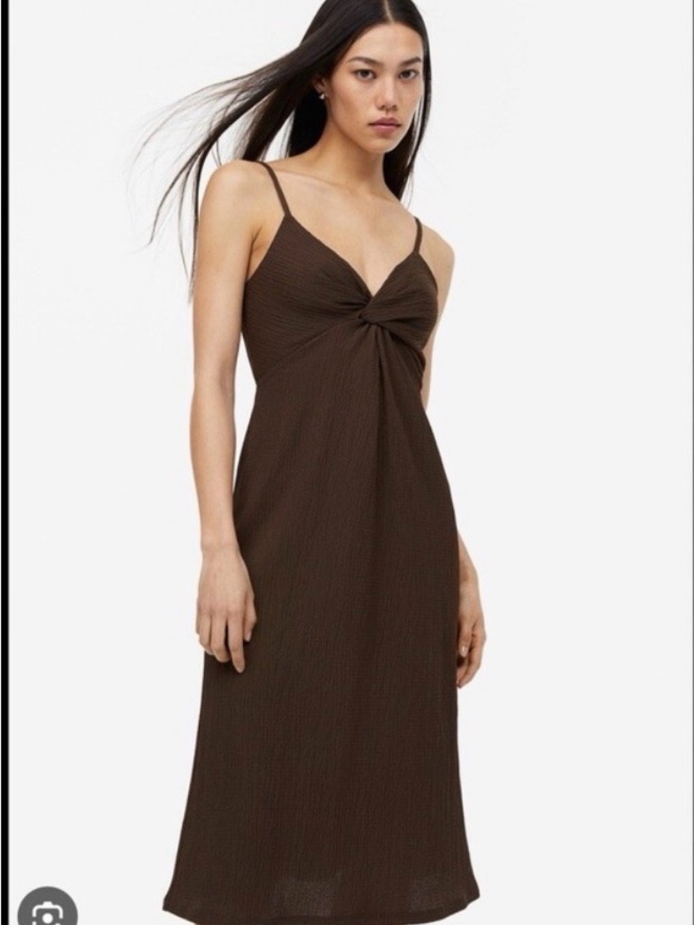 H&M Chocolate Brown Dress